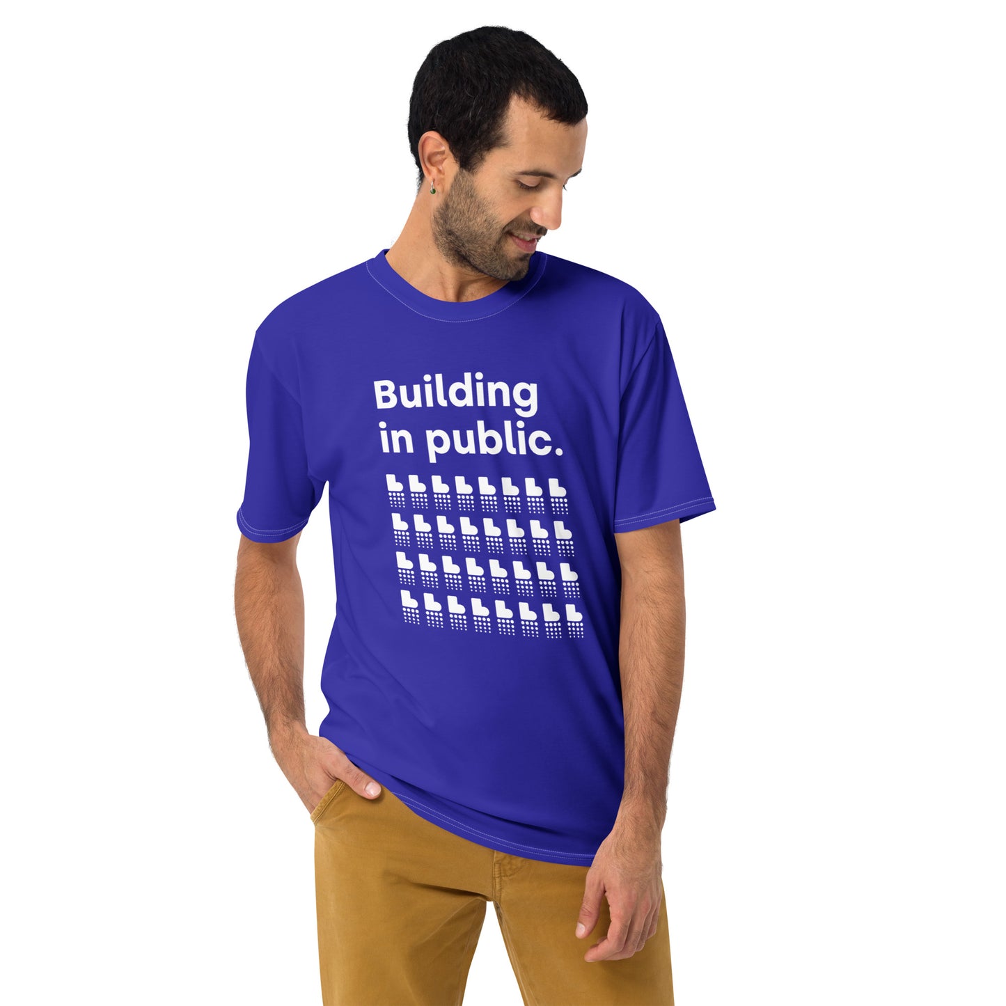 Build in Public Jersey (Bootstrapped Founder Blue)
